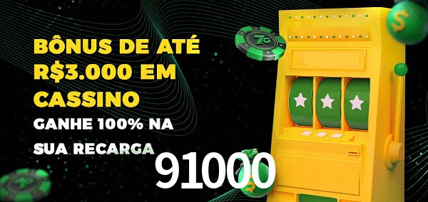 91000 melhor bônus de depósito